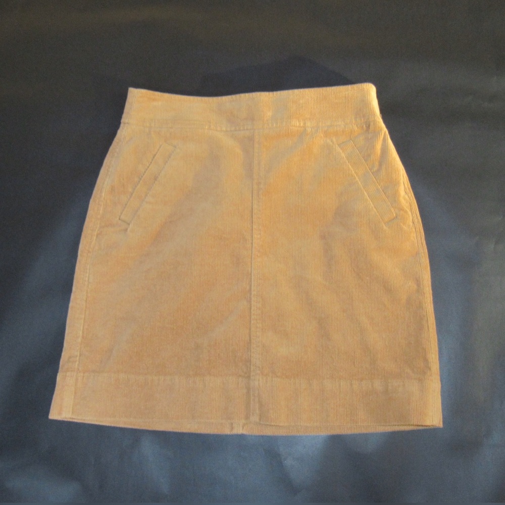 Corduroy mini skirt